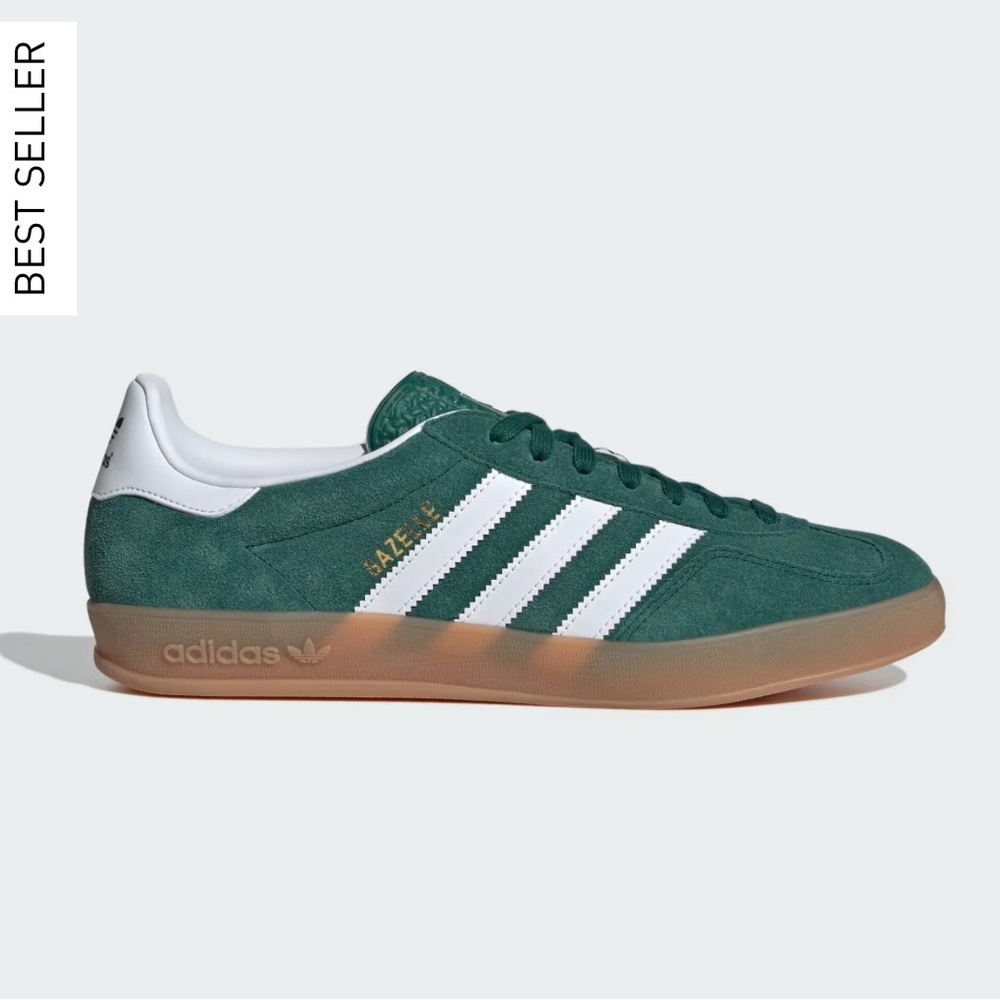 Adidas Gazelles in Collegiate Green-EUR 40.5- US 8.5/9 Women’s - 7.5 Men’s
